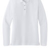 Port Authority® Ladies Silk Touch™ Long Sleeve Polo - Image 7
