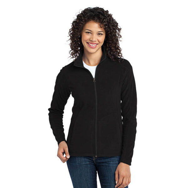 Port Authority® Ladies Full Zip Microfleece Jacket - Image 3