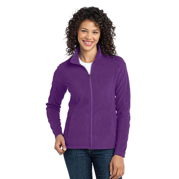 Port Authority® Ladies Full Zip Microfleece Jacket - Image 2