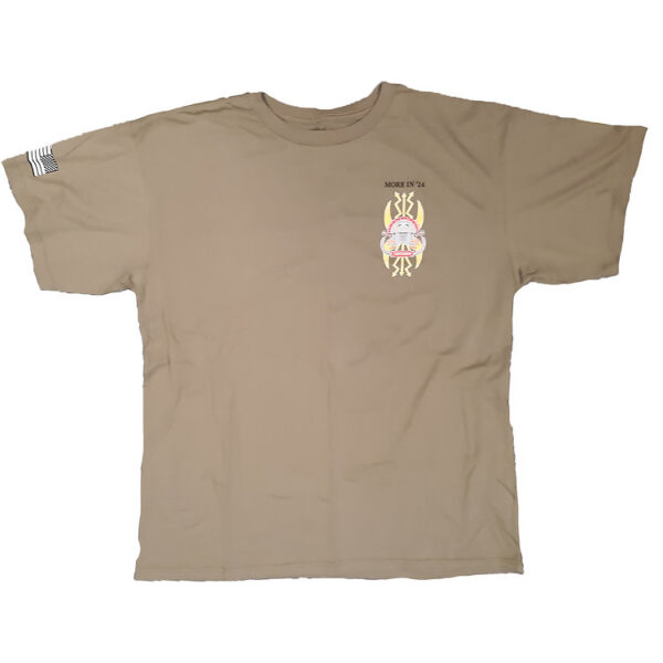 Coyote Brown AR 670-1 Compliant Military T-Shirt - Image 2