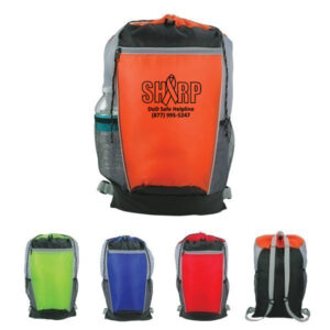 SHARP Tri Color Drawstring Backpack