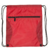Drawstring Bag with Mesh Inserts - Image 6