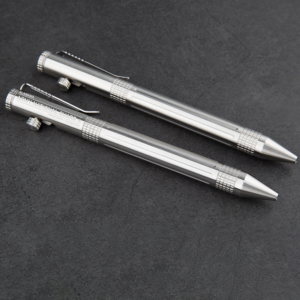 2-in-1 Stainless Steel Tactical Pen