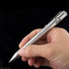 2-in-1 Stainless Steel Tactical Pen - Image 2