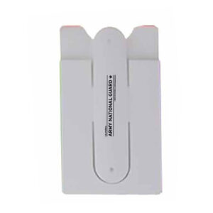 Silicone Cell Phone Wallet with Bendable Finger Ring Stand