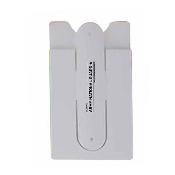 Silicone Cell Phone Wallet with Bendable Finger Ring Stand