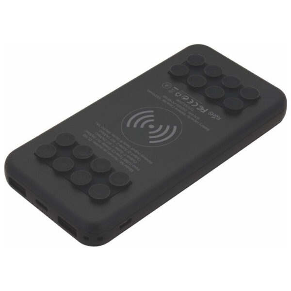 UL Cert Octo Grip Wireless Charger & Power Bank - 10,000 mAh - Image 4