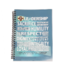 Full Color Custom Leadership Spiral Notebook 5.5X8.5