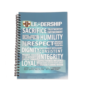 Full Color Custom Leadership Spiral Notebook 5.5X8.5