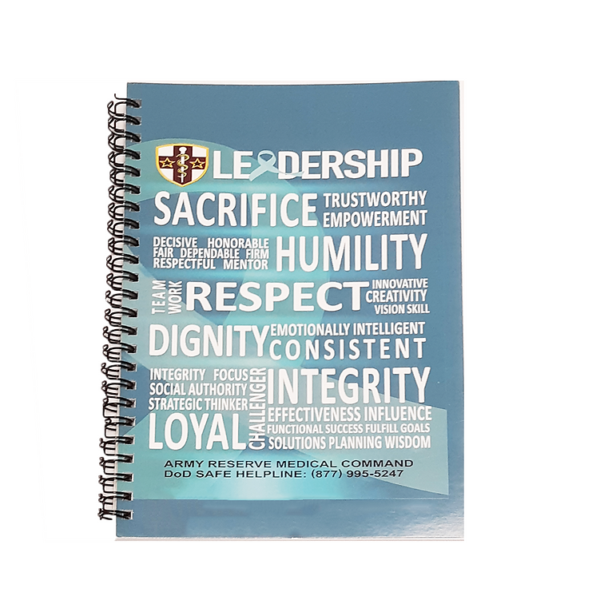 Full Color Custom Leadership Spiral Notebook 5.5X8.5
