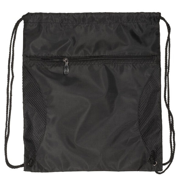 Drawstring Bag with Mesh Inserts - Image 8