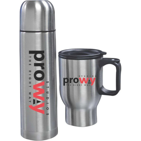 Bullet Flask and Thermal Mug Set - Image 3