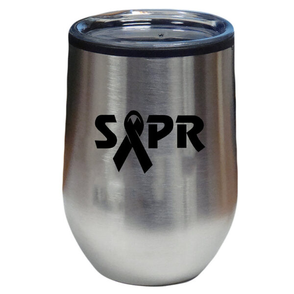 12oz Stainless Steel Stemless Wine Glass - Image 4