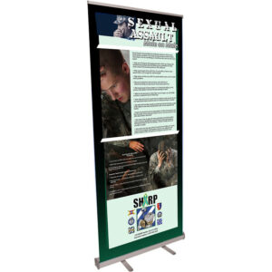 Male on Male Retractable Banner