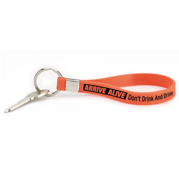 Arrive Alive: Don't Drink And Drive Key Tag Bracelet