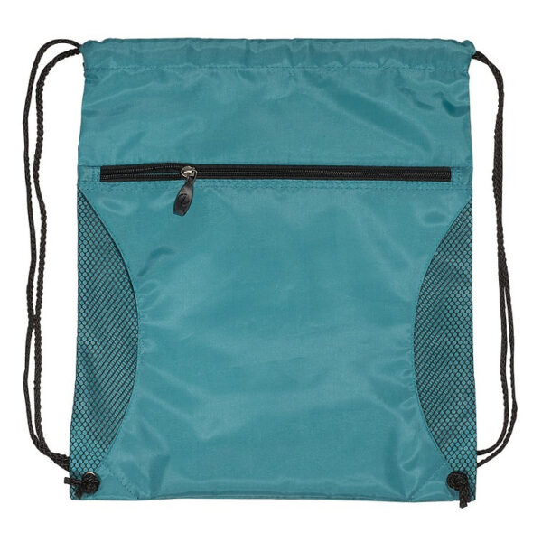Drawstring Bag with Mesh Inserts - Image 3