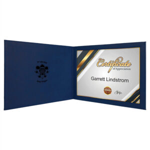 9" x 12" - Premium Leatherette Certificate Holder