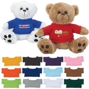 8 Inch Plush Bear w/ Shirts
