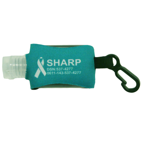 Antibacterial Hand Sanitizer Gel with custom clip - Image 3