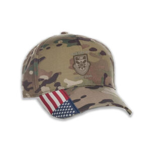 Multicam Cap w/ Flag Visor