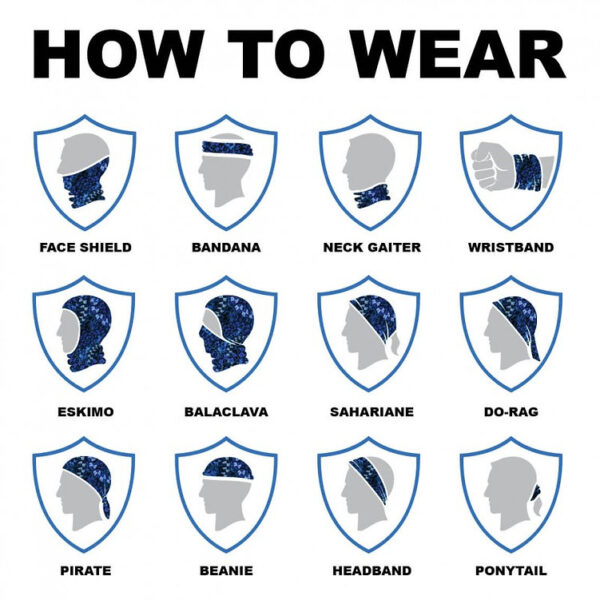 Dye Sublimated Multifunctional Neck Gaiter - Image 4