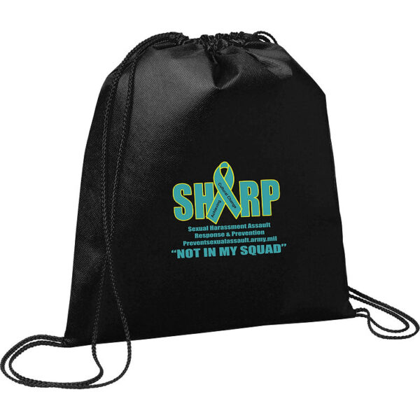 Ombre Drawstring Bag with full color imprint - Image 2