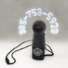 LED Light Message Hand Fan - Image 2