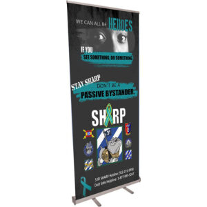 Stay Sharp Retractable Banner