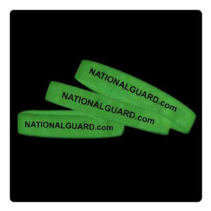 Glow in the Dark Printed 1/2" Inch Custom Silicone Wristband