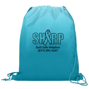 Ombre Drawstring Bag with full color imprint