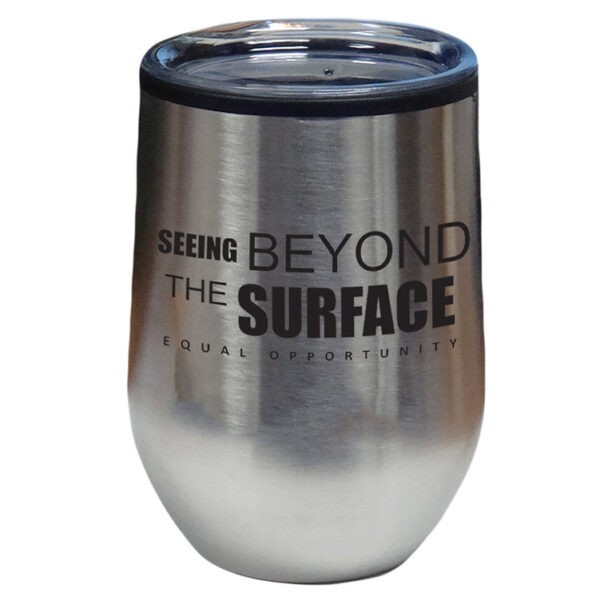 12oz Stainless Steel Stemless Wine Glass - Image 2