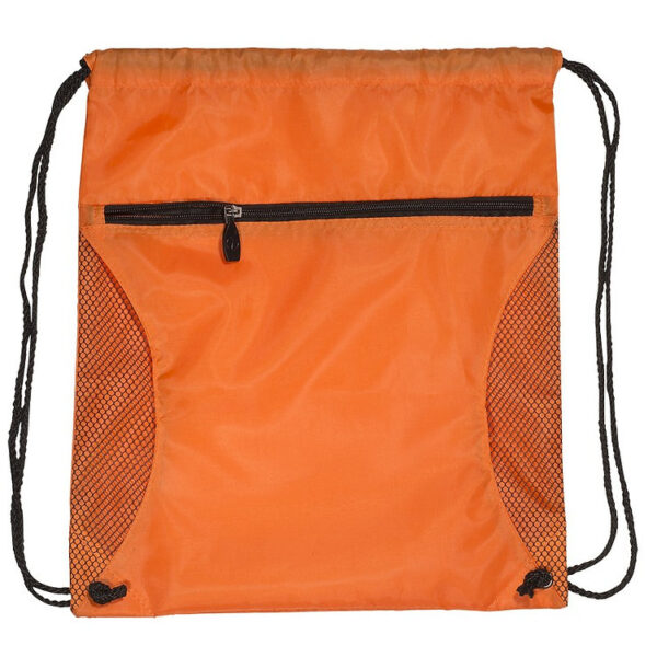 Drawstring Bag with Mesh Inserts - Image 9