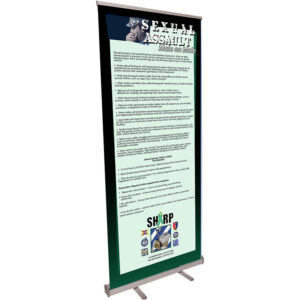 Male on Male Information Retractable Banner
