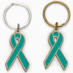 Gold Trimmed Awareness Key Tags (2 sided)