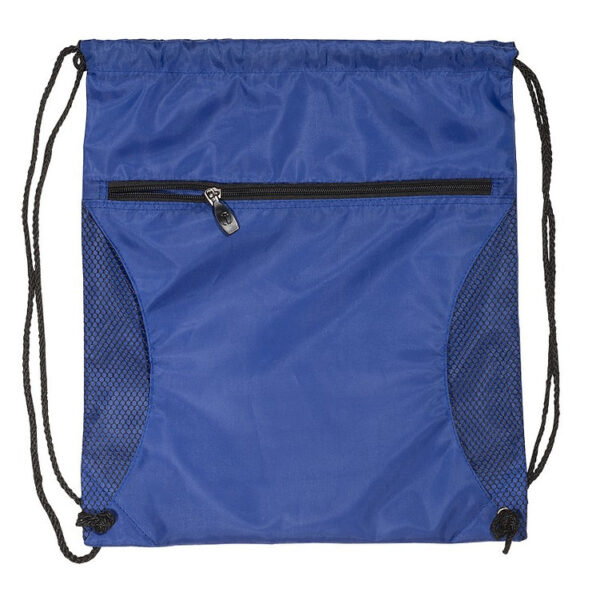 Drawstring Bag with Mesh Inserts - Image 4