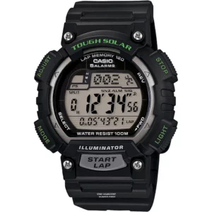 Mens Tough Solar Sports Watch, Black