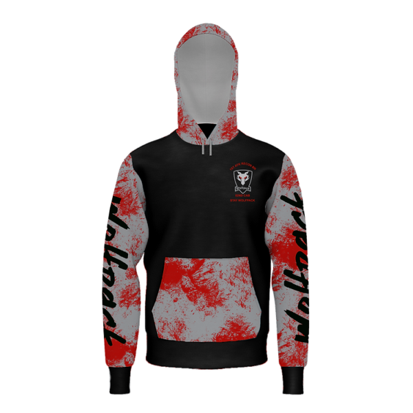 Indigo Unisex Dye-Sublimated Pullover Hoodie - Image 3