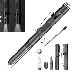 4-IN-1 TACTICAL PEN W/FLASHLIGHT