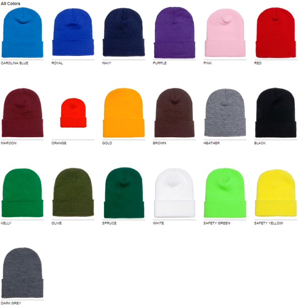 Cuffed Knit Beanie - Image 2
