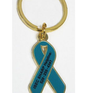 Mini Awareness Ribbon Keychain 1.5"