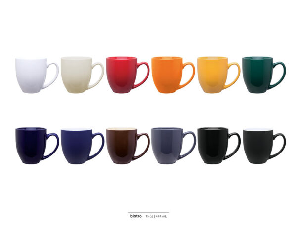 15 oz Glossy Bistro Mug - Image 3