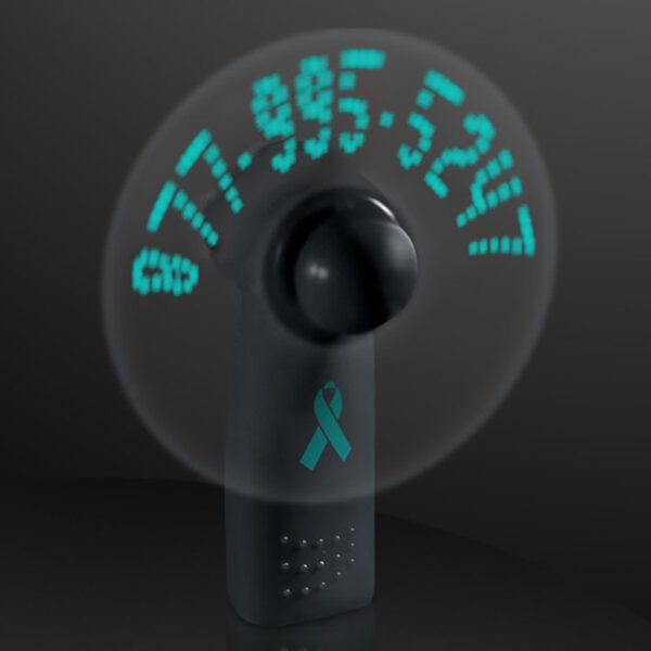 LED Light Message Hand Fan