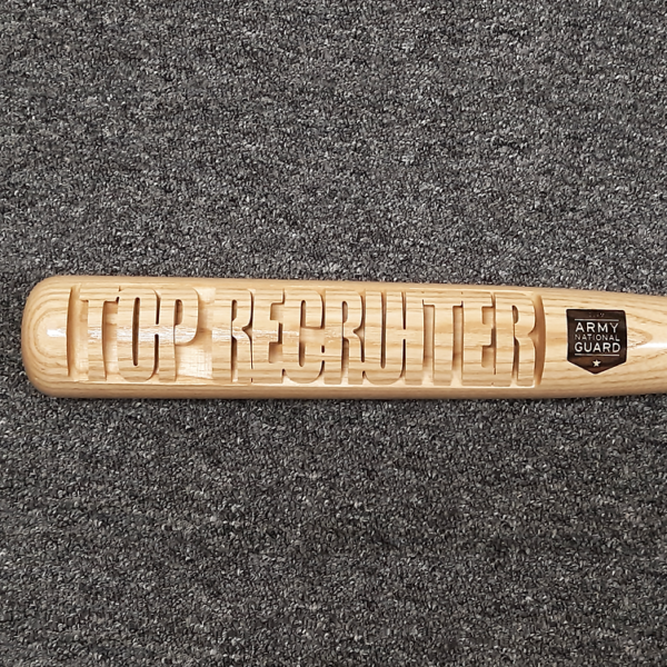 Heavy Hitter 35" Deep Carved Bat with Laser Engraved Personalization - Image 2