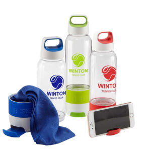 17oz Tritan™ Water Bottle with Cooling Towel