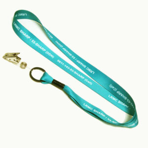 3/4" Dye-Sublimated Lanyard with Metal Clip