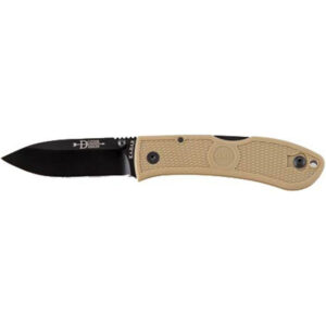 KA-BAR Dozier Folding Hunter Knife--Coyote Brown
