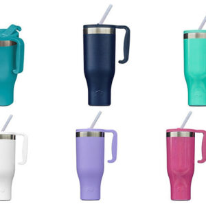 40 oz. Stainless Steel Tumbler & Straw - Ceramic Lined