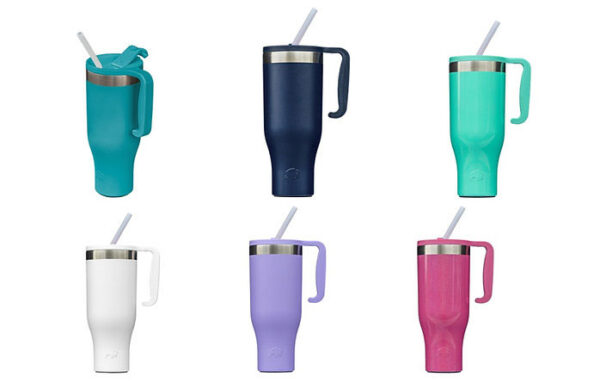 40 oz. Stainless Steel Tumbler & Straw - Ceramic Lined