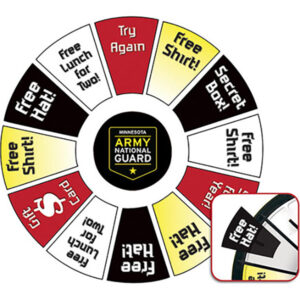 Spin 'N Win Prize Wheel Replacement Graphic Inserts Kit