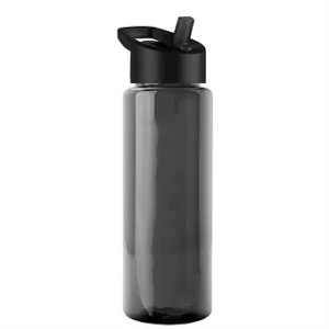 Guzzler 32 Oz. Transparent Bottle with Straw Handle Lid